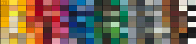 Vzornk barev prkov barvy - Komaxit